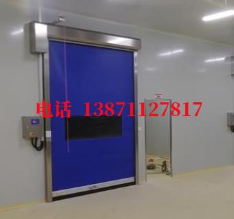 升降式拉链密封快速卷帘门